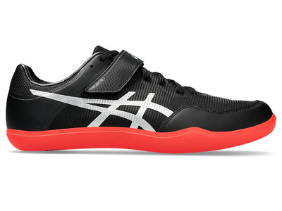Zapatillas de clavos unisex Asics Throw Pro 3 - Negro/Plata - (1093A215-001)