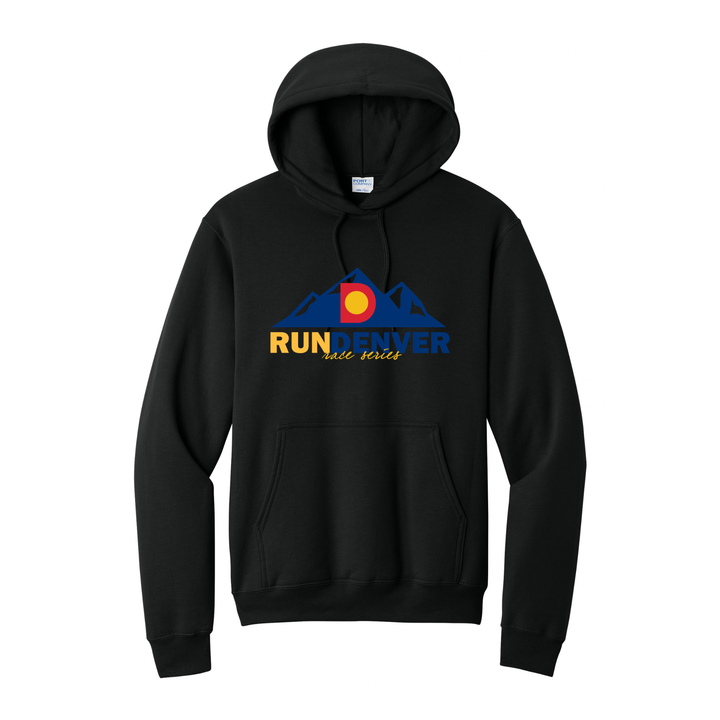 Run Denver - Unisex Fleece Pullover Hooded Sweatshirt (PC78H)