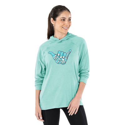 Sudadera con capucha ligera y elástica unisex Cayak de Scituate Track &amp; Field (1537)