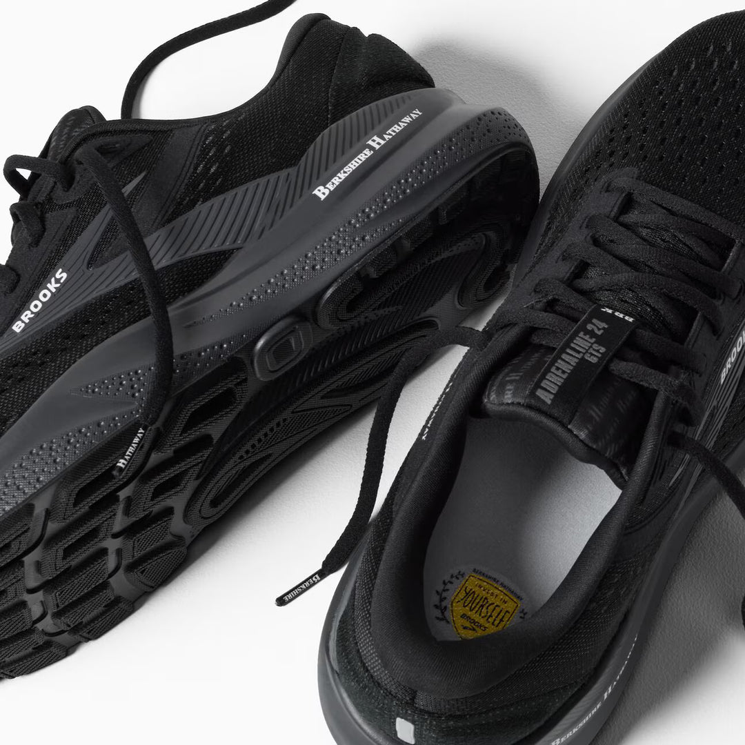 Brooks Men's Adrenaline GTS 24 - Black/Black/Ebony