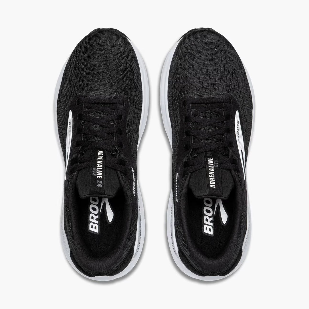 Brooks Men's Adrenaline GTS 24 (Wide)- Black/White