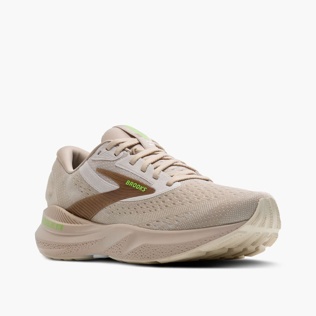 Brooks Adrenaline GTS 24 para hombre - Gris Chateau/Portabella/Verde