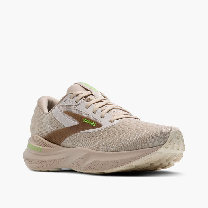 Brooks Adrenaline GTS 24 para hombre - Gris Chateau/Portabella/Verde