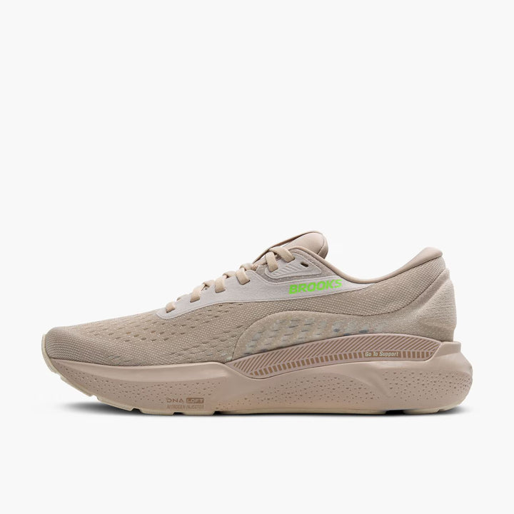 Brooks Adrenaline GTS 24 para hombre - Gris Chateau/Portabella/Verde