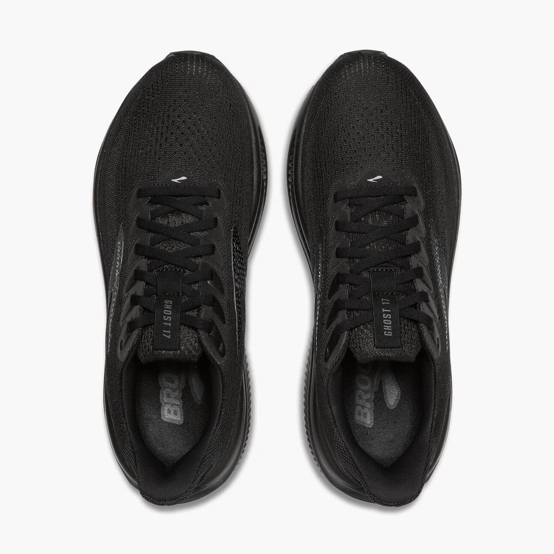 Brooks Men's Ghost 17 (4E Wide) - Black/Black/Ebony