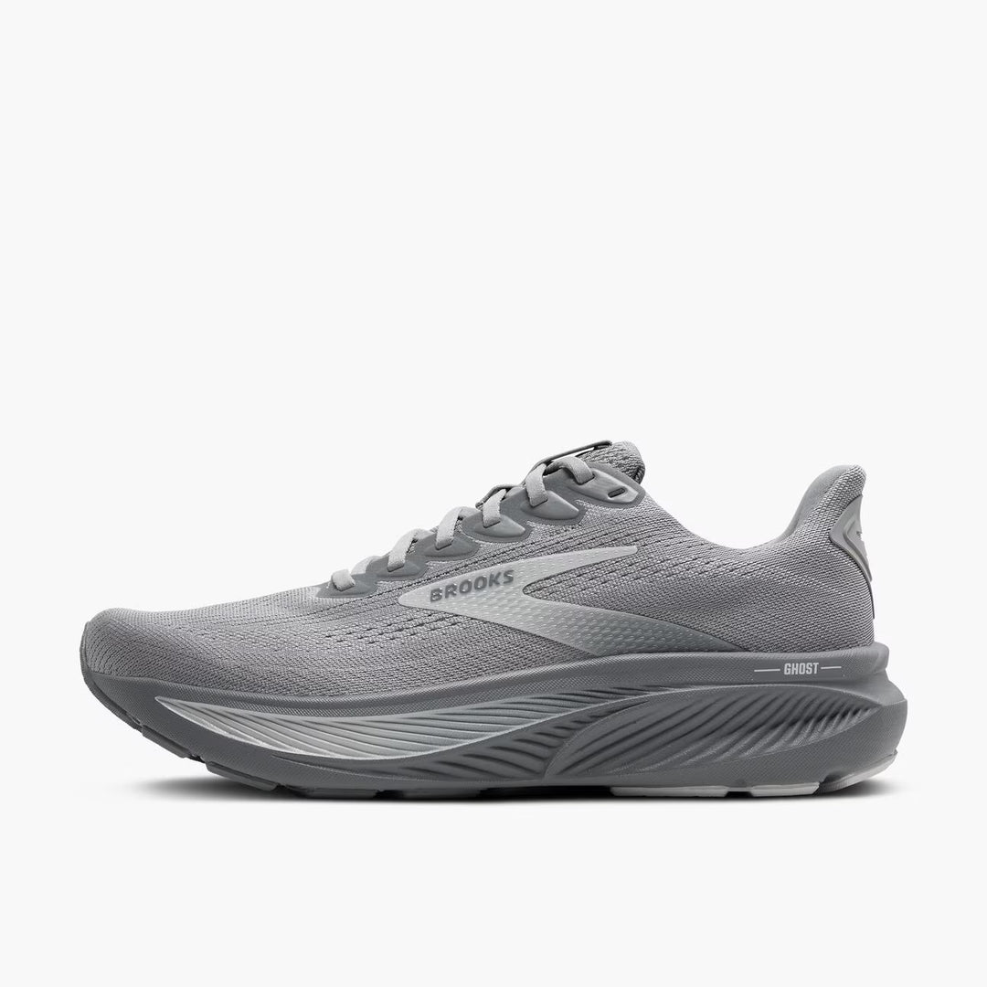 Brooks Ghost 17 (Ancho) para hombre - Gris imprimación/Hongo ostra