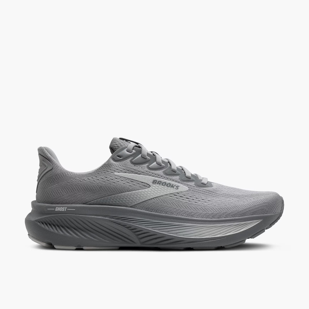 Brooks Ghost 17 (Ancho) para hombre - Gris imprimación/Hongo ostra