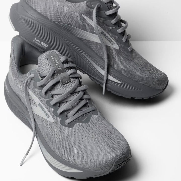 Brooks Ghost 17 (Ancho) para hombre - Gris imprimación/Hongo ostra