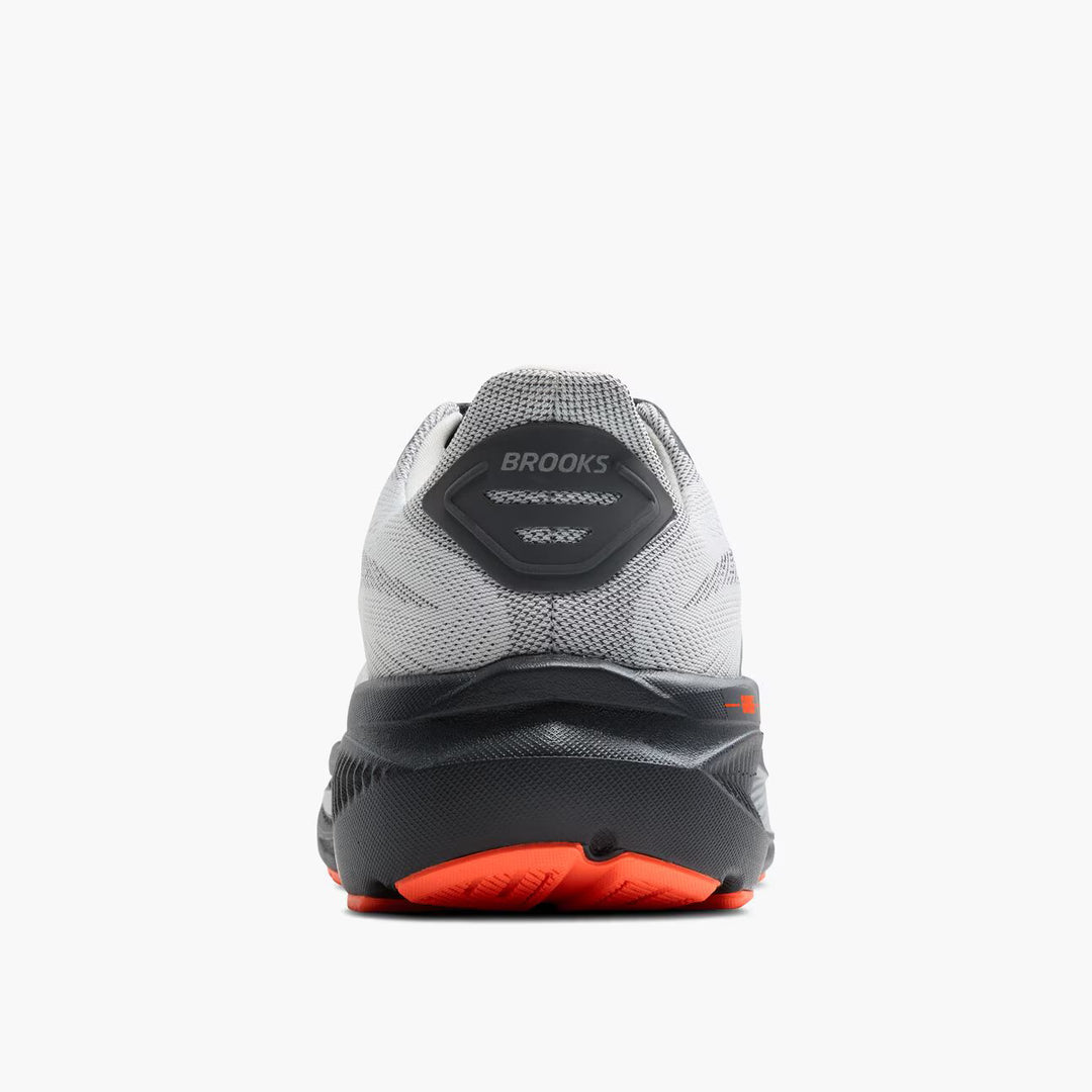 Brooks Ghost 17 (ancho) para hombre - Champiñón ostra/Naranja/Ébano