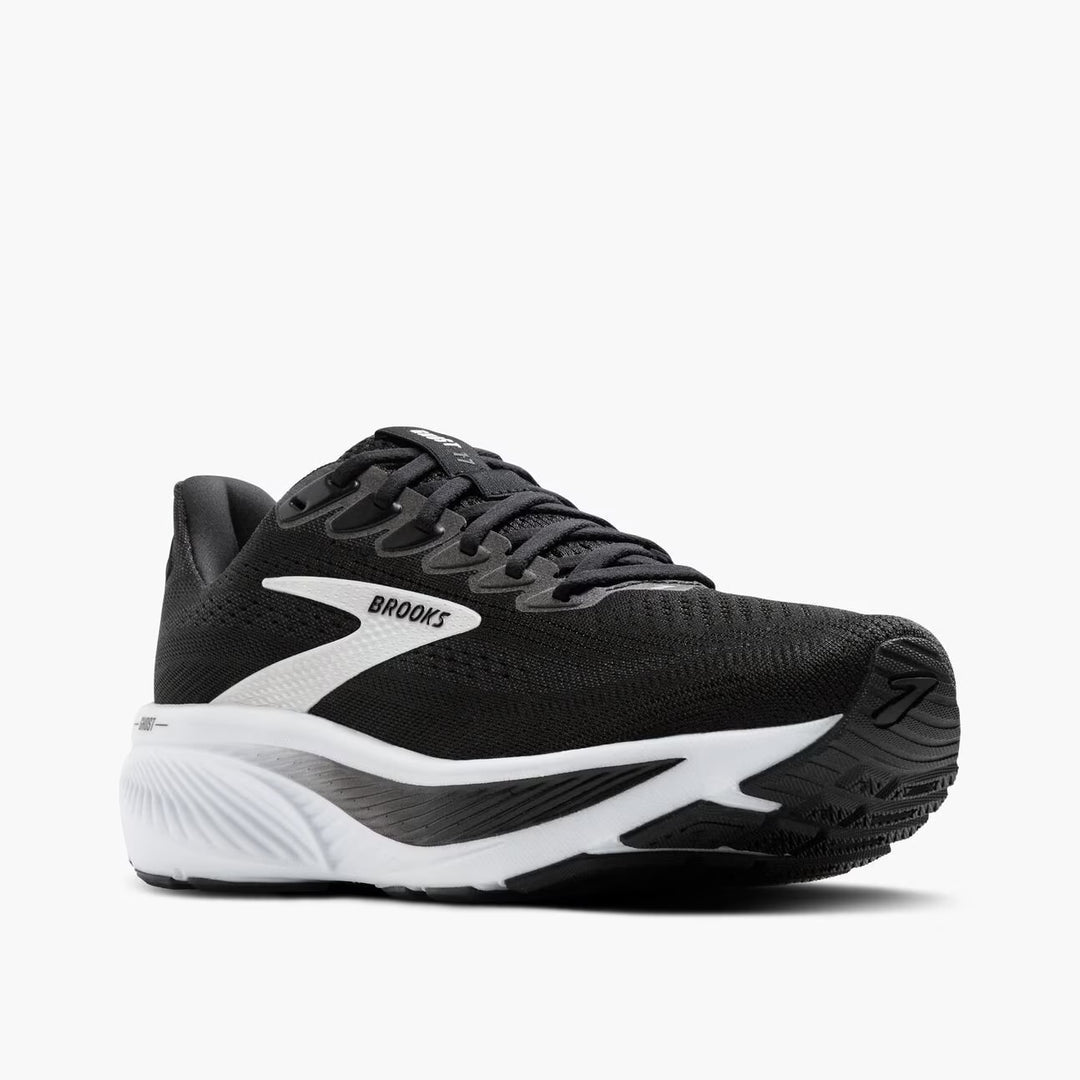 Brooks Men's Ghost 17 (Wide) - Black/Grey/White