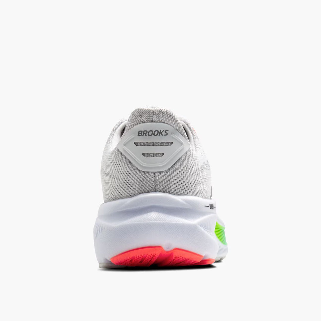 Brooks Ghost 17 (Ancho) para hombre - Blanco/Rosa arcilla/Gecko