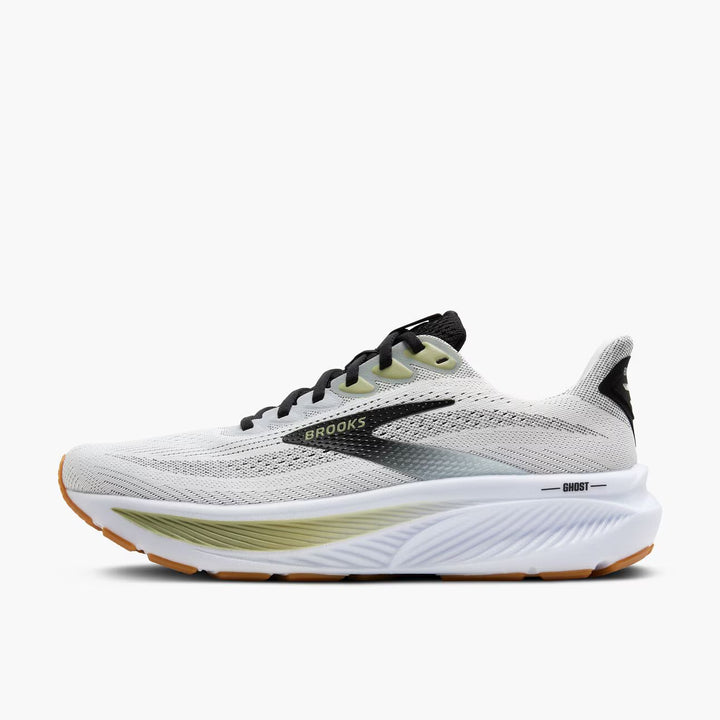 Brooks Ghost 17 para hombre - Blanco/Negro/Té (1104421D191)