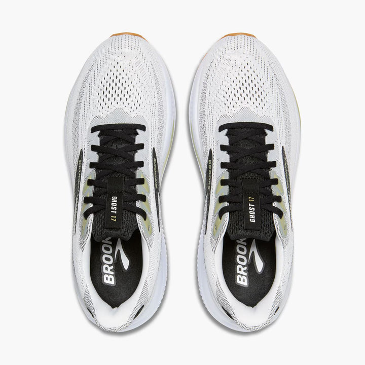 Brooks Ghost 17 para hombre - Blanco/Negro/Té (1104421D191)