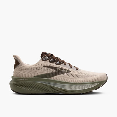 Brooks Ghost 17 para hombre - Gris Chateau/Marrón/Oliva