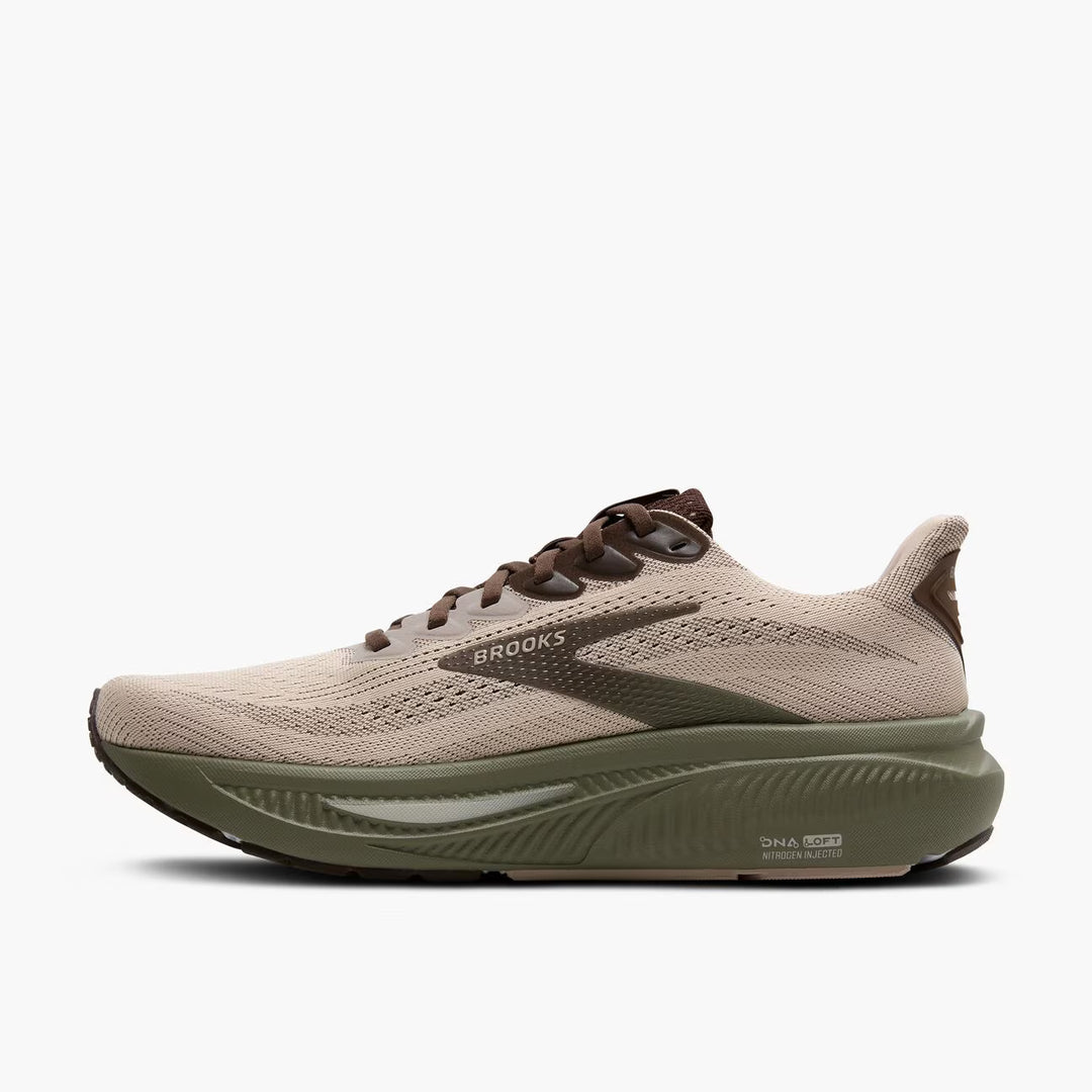 Brooks Ghost 17 para hombre - Gris Chateau/Marrón/Oliva