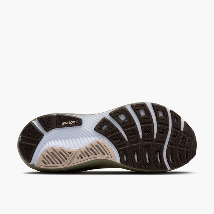 Brooks Ghost 17 para hombre - Gris Chateau/Marrón/Oliva