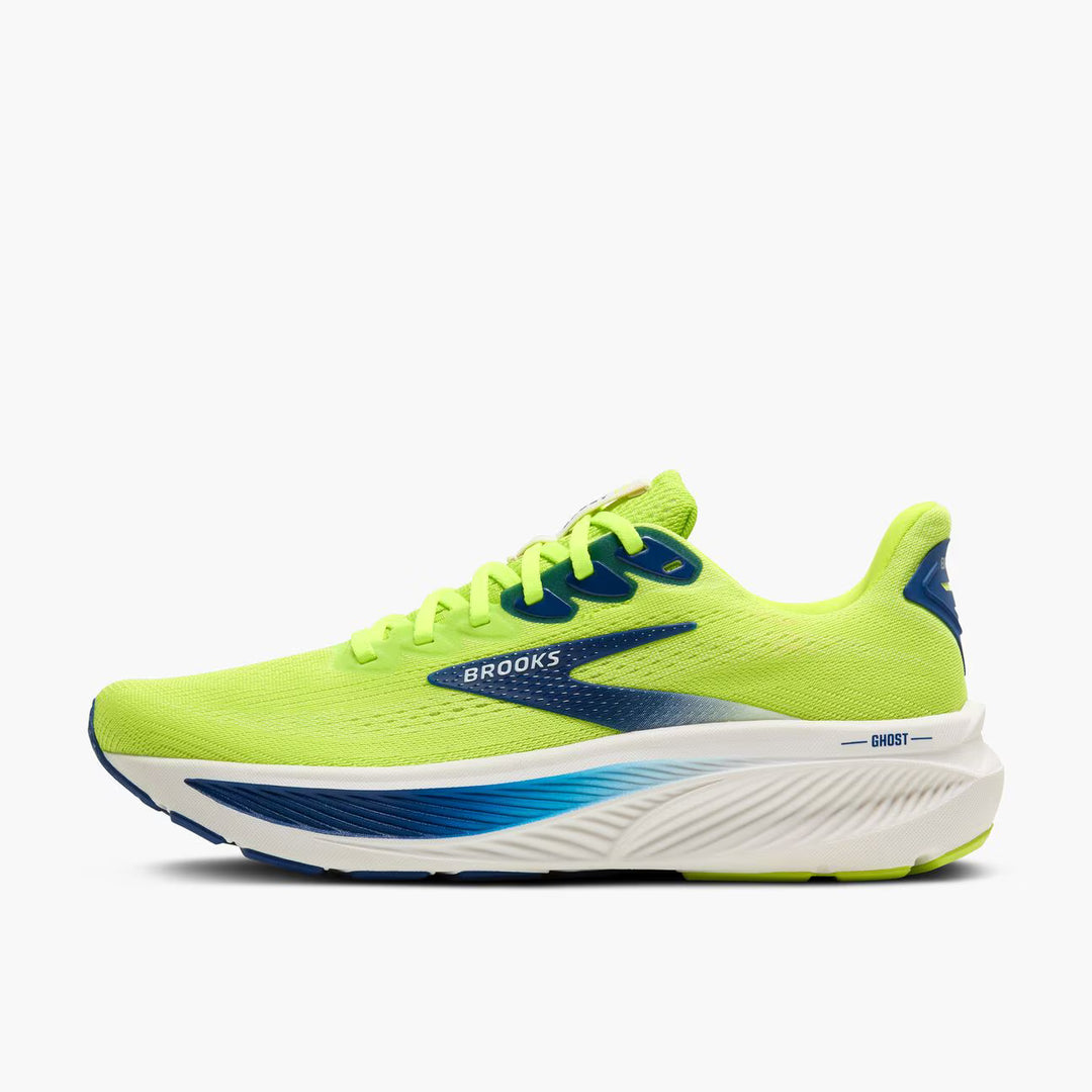 Brooks Men's Ghost 17 - Acid Lime/Navy/White