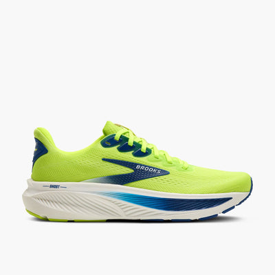Brooks Ghost 17 para hombre - Lima ácido/Azul marino/Blanco