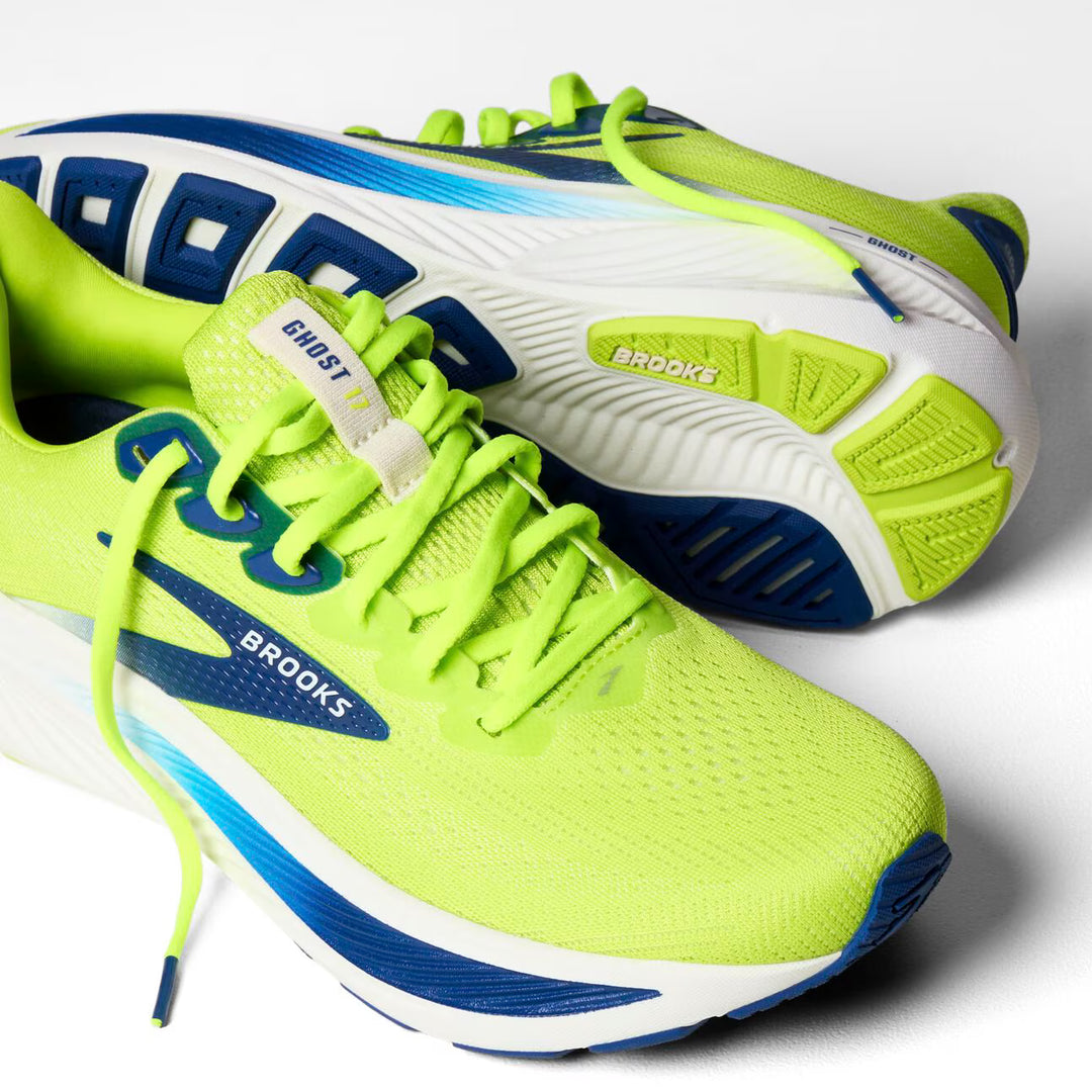 Brooks Men's Ghost 17 - Acid Lime/Navy/White