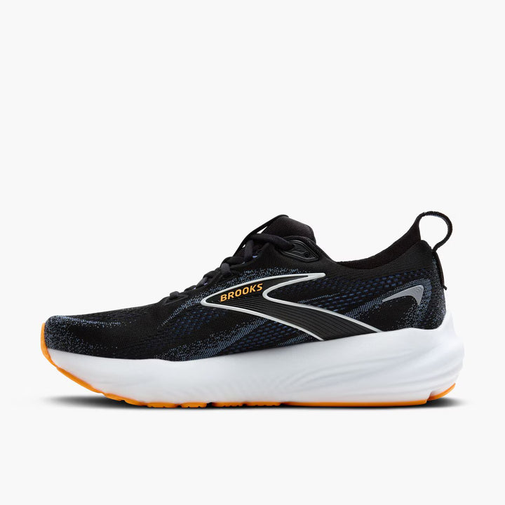 Brooks Glycerin 22 para hombre - Negro/Azul campestre/Naranja pop (1104451D013)