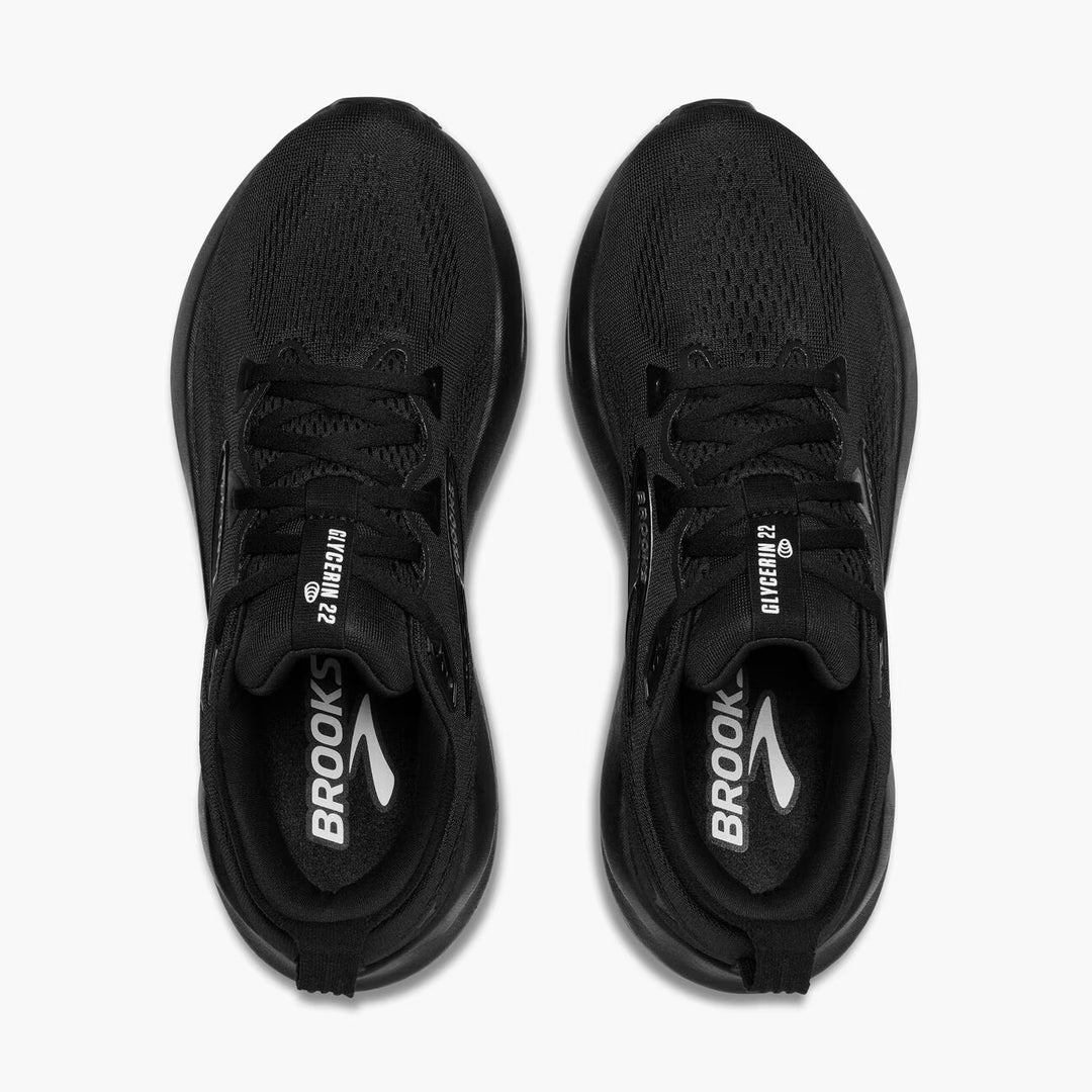 Brooks Men's Glycerin 22 (2E Wide) - Black/Black/Ebony