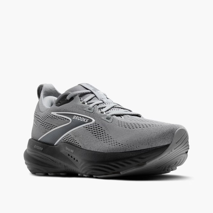 Brooks Glycerin 22 (4E Wide) para hombre - Gris imprimación/ébano/azul lavado