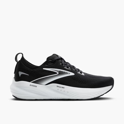 Brooks Glycerin 22 (Ancho) para hombre - Negro/Gris/Blanco