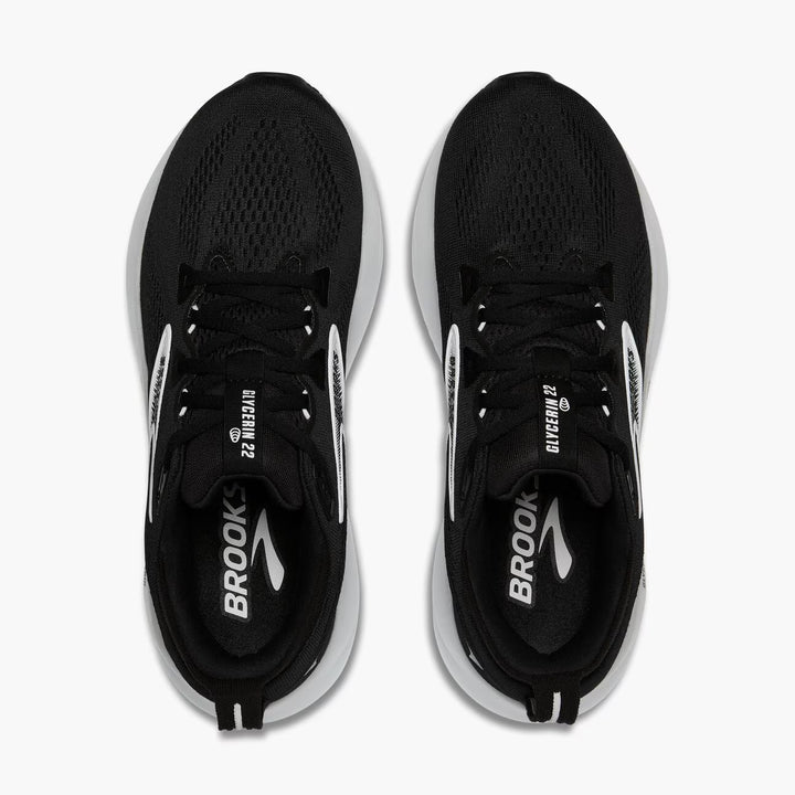Brooks Men's Glycerin 22 (Wide) - Black/Grey/White