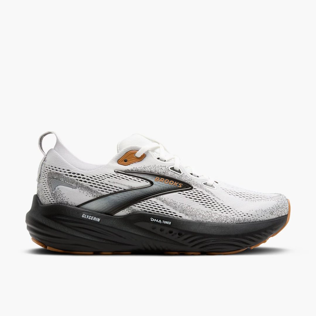 Brooks Glycerin 22 para hombre - Blanco/Gris/Negro