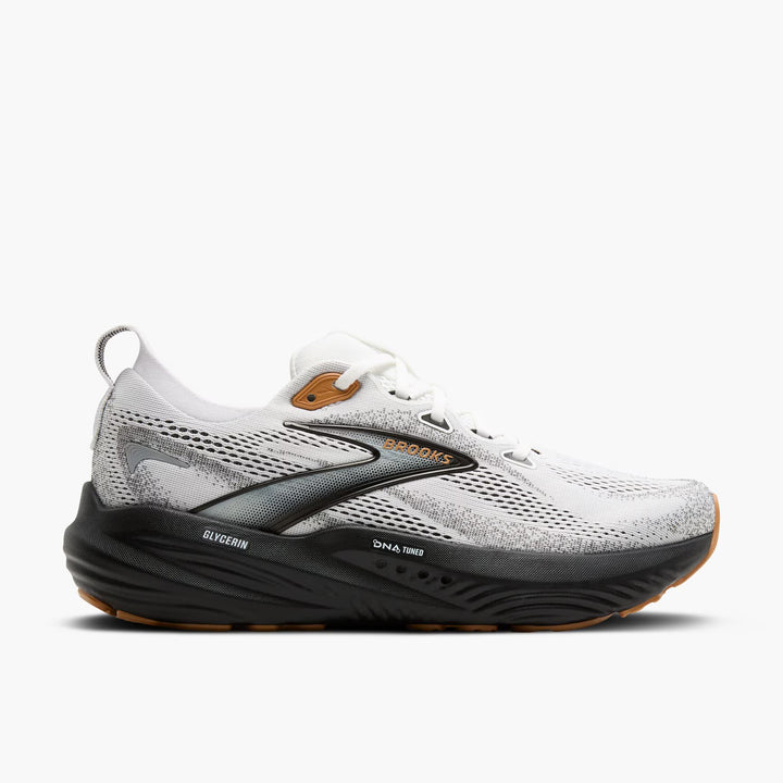 Brooks Glycerin 22 para hombre - Blanco/Gris/Negro