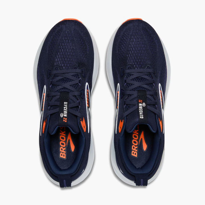Brooks Men's Glycerin 22 - Peacoat/Blue Ribbon/Orange