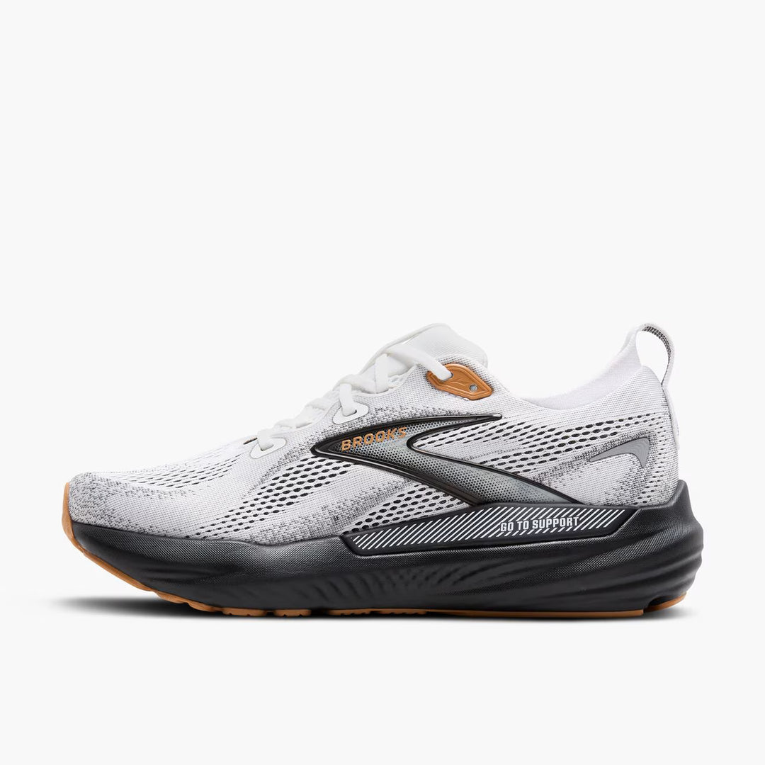 Brooks Men's Glycerin GTS 22 - White/Grey/Black