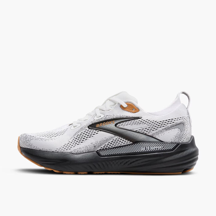 Brooks Men's Glycerin GTS 22 - White/Grey/Black