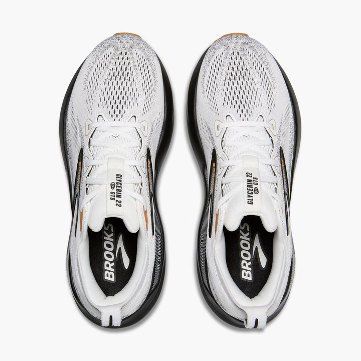 Brooks Men's Glycerin GTS 22 - White/Grey/Black