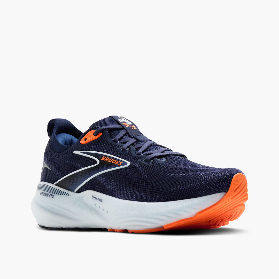 Brooks Men's Glycerin GTS 22 - Peacoat/Blue Ribbon/Orange