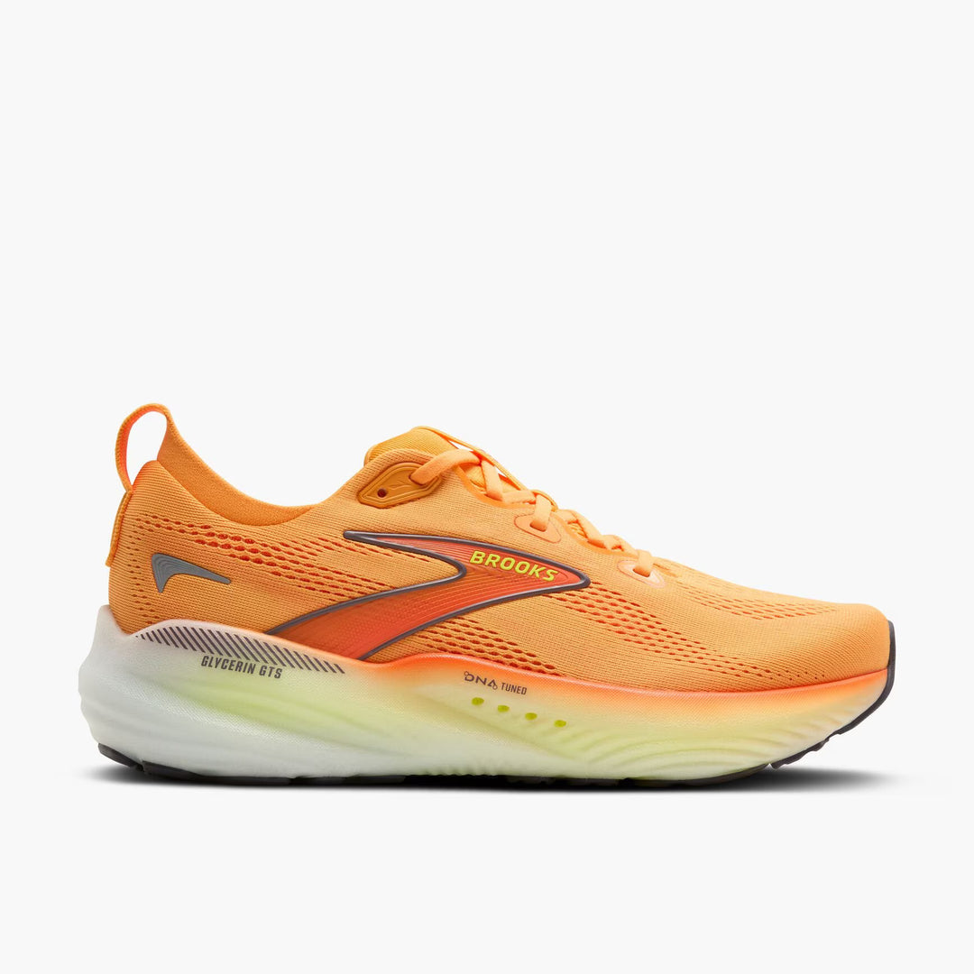 Brooks Men's Glycerin GTS 22 - Orange/Nightlife/White