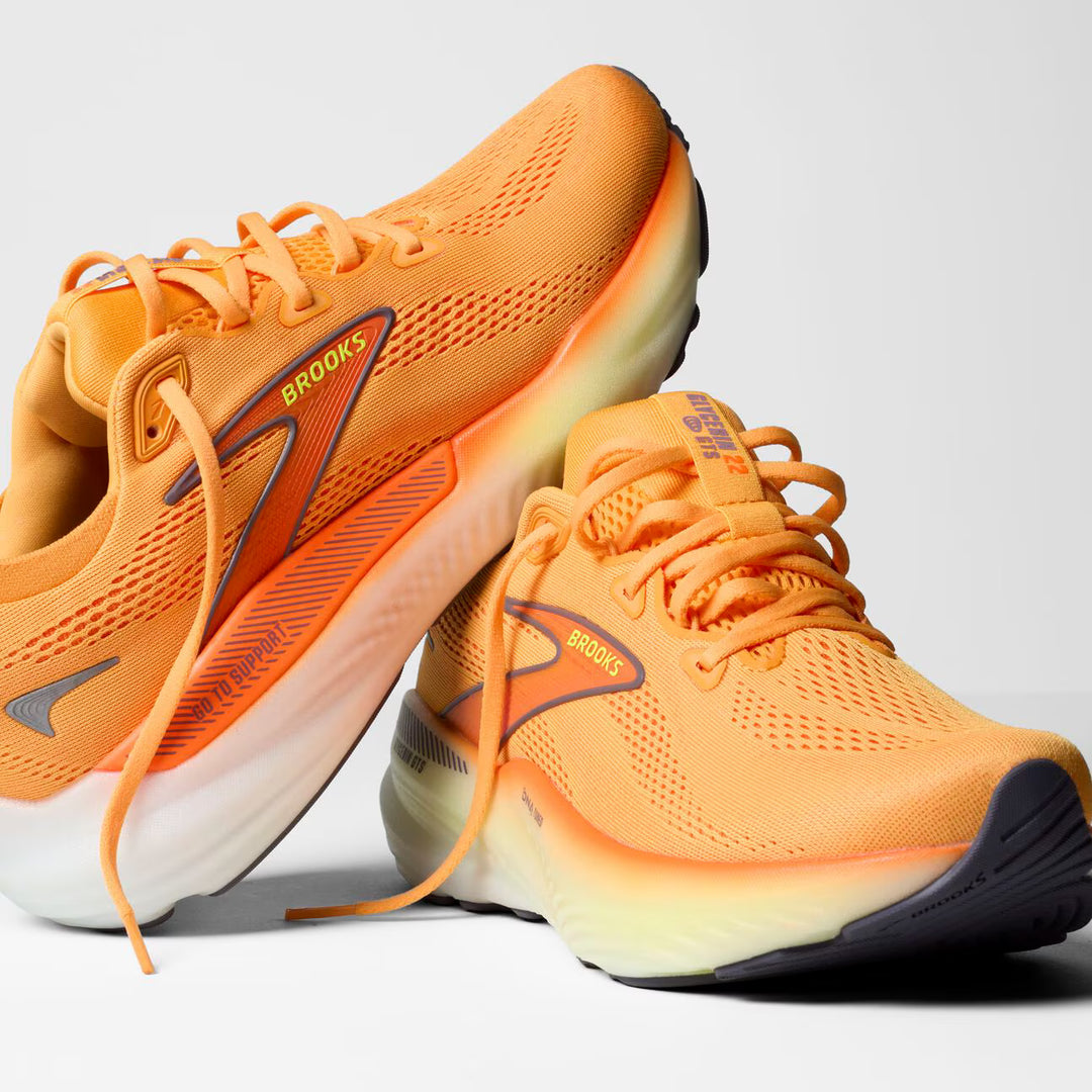 Brooks Men's Glycerin GTS 22 - Orange/Nightlife/White