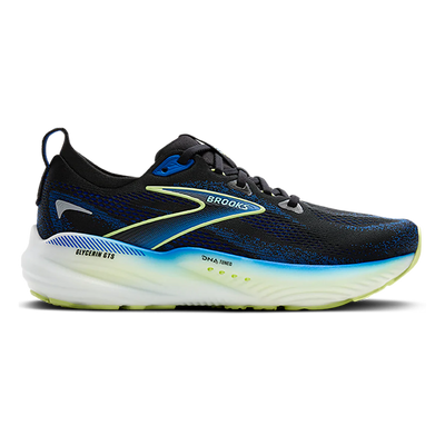 Brooks Men's Glycerin GTS 22 - Black/Cobalt/Neo Yellow
