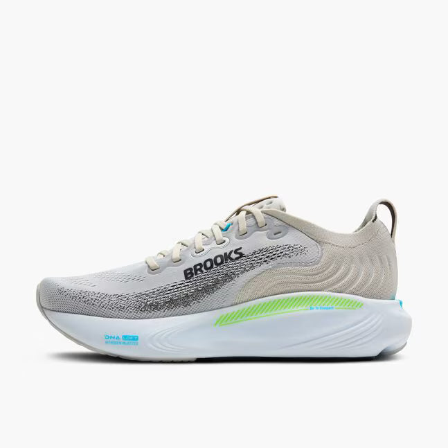 Brooks Men's Adrenaline GTS 25 Oyster/Green Gecko/Blue - Standard (D)
