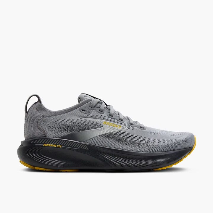 Brooks Men's Adrenaline GTS 25 Primer Grey/Ebony/Jasmin - Extra Wide (4E)