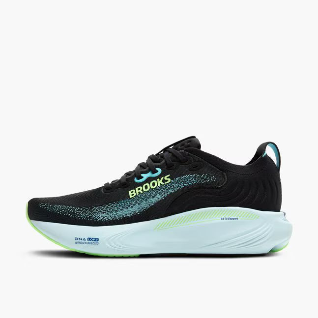 Brooks Men's Adrenaline GTS 25 Black/Ipanema/Mint - Standard (D)
