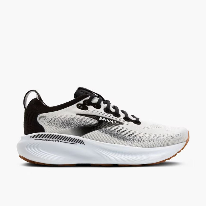 Brooks Men's Adrenaline GTS 25 White/Black/White - Wide (2E)