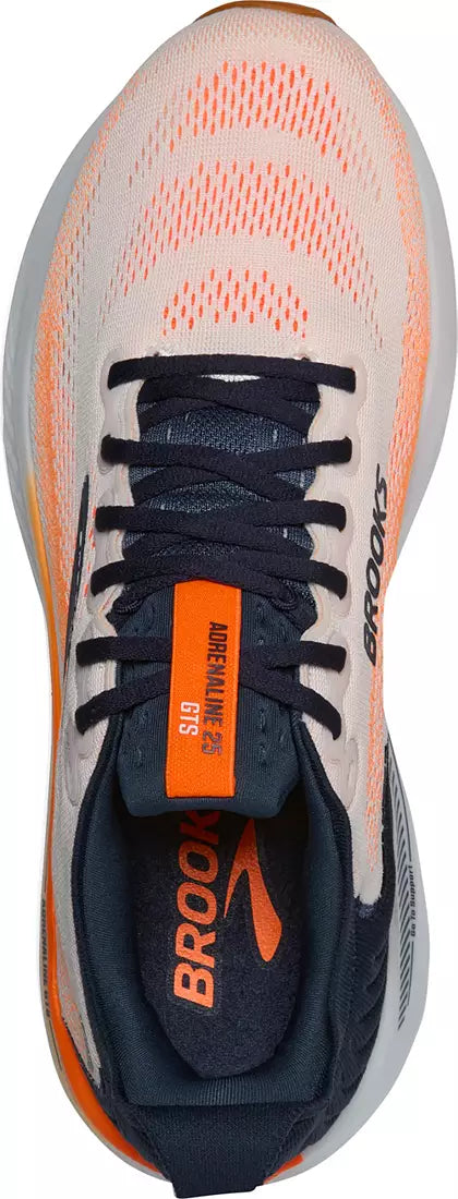 Brooks Men's Adrenaline GTS 25 - White/Spellbound/Orange