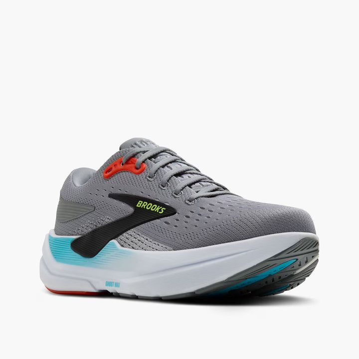 Brooks Men's Ghost Max 3 - Primer Grey/Antarctica/Red