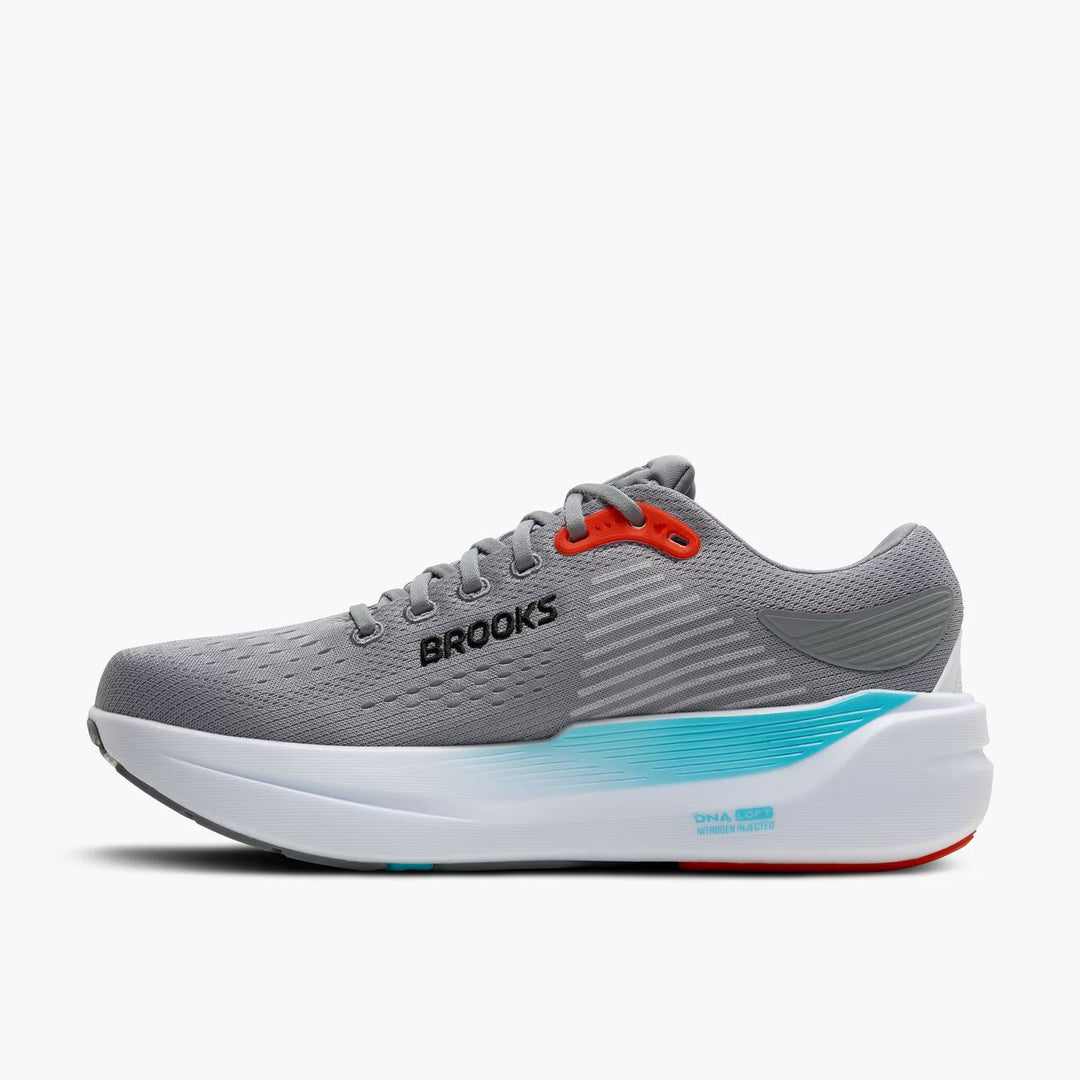 Brooks Men's Ghost Max 3 - Primer Grey/Antarctica/Red