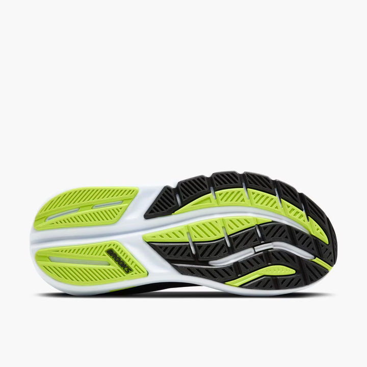 Brooks Ghost Max 3 (Ancho) para hombre - Negro/Azul marino/Lima ácido