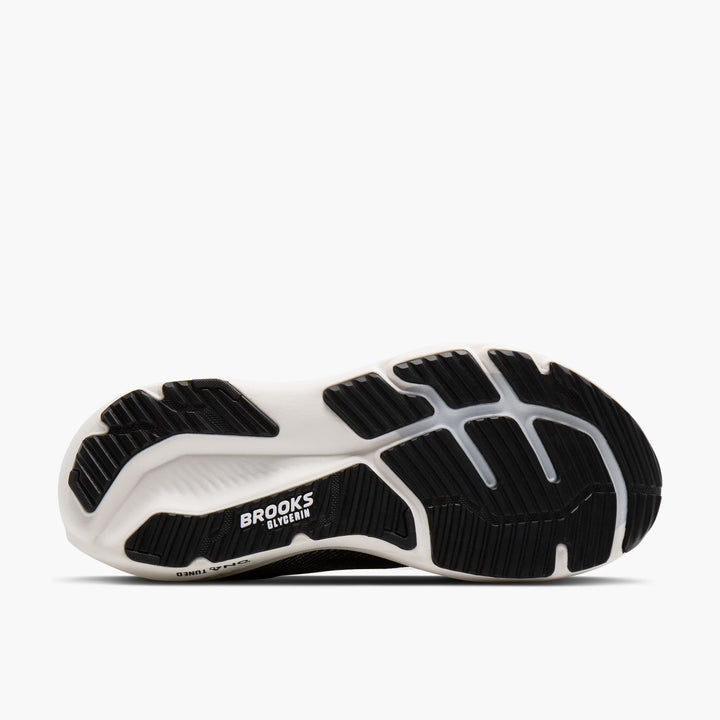 Brooks Glycerin 23 WIDE para hombre - Negro/Gris/Blanco