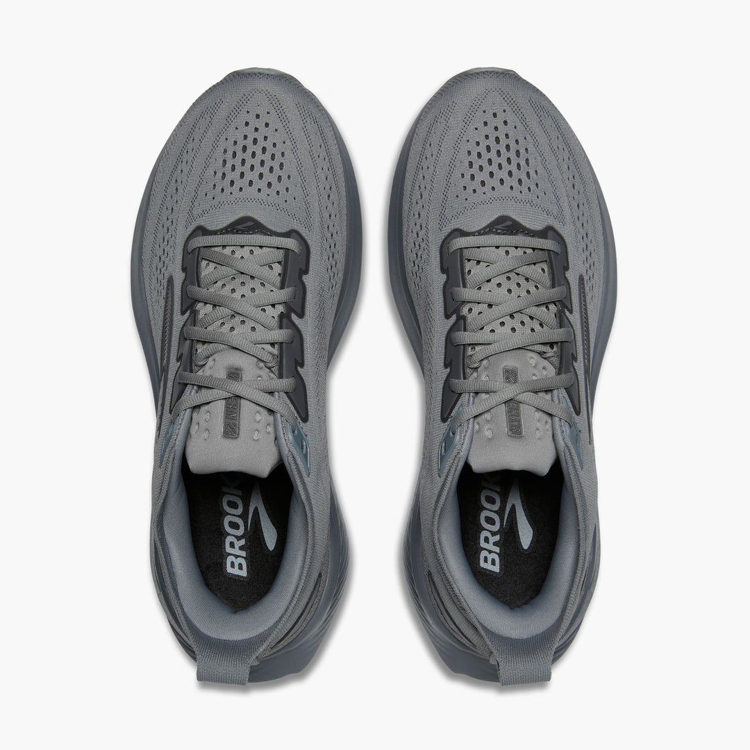 Brooks Glycerin 23 Extra Wide para hombre - Gris/Perla ennegrecida/Negro