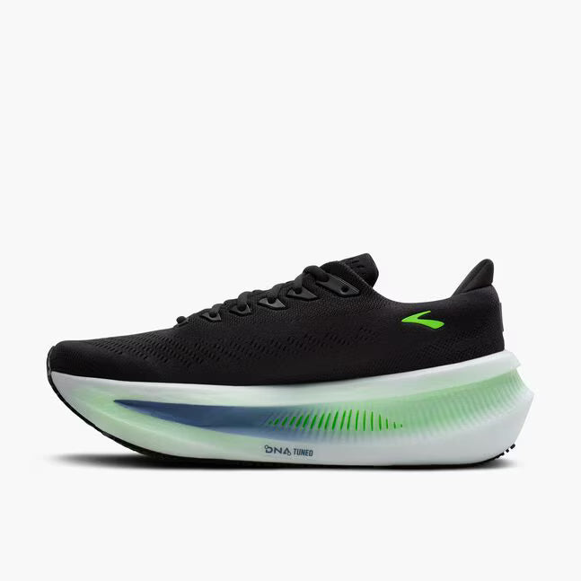 Brooks Glycerin Max 2 para hombre - Phantom/Blanco/Verde Gecko