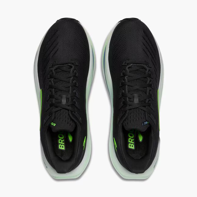 Brooks Glycerin Max 2 para hombre - Phantom/Blanco/Verde Gecko